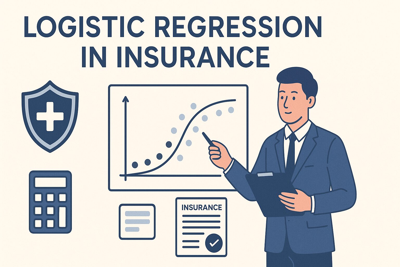 Logistic regression in insurance